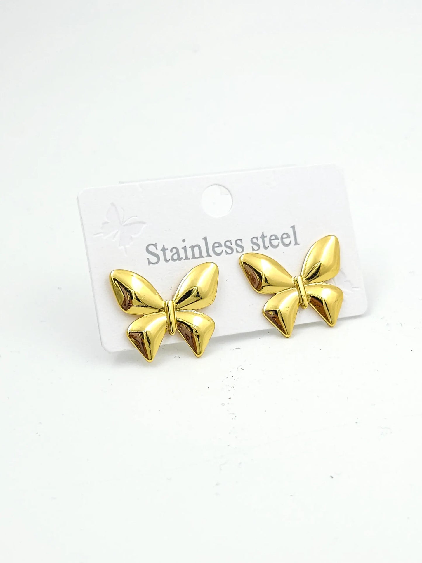 Butterfly gold - statement earrings