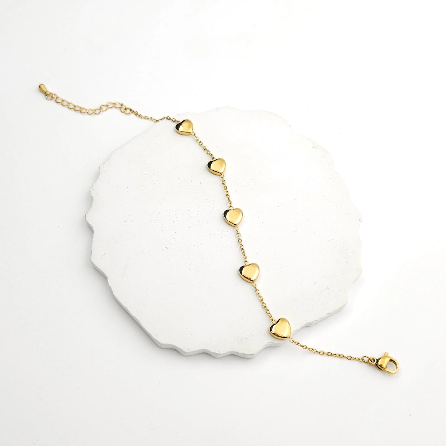 Mini Heart sequence chain bracelet