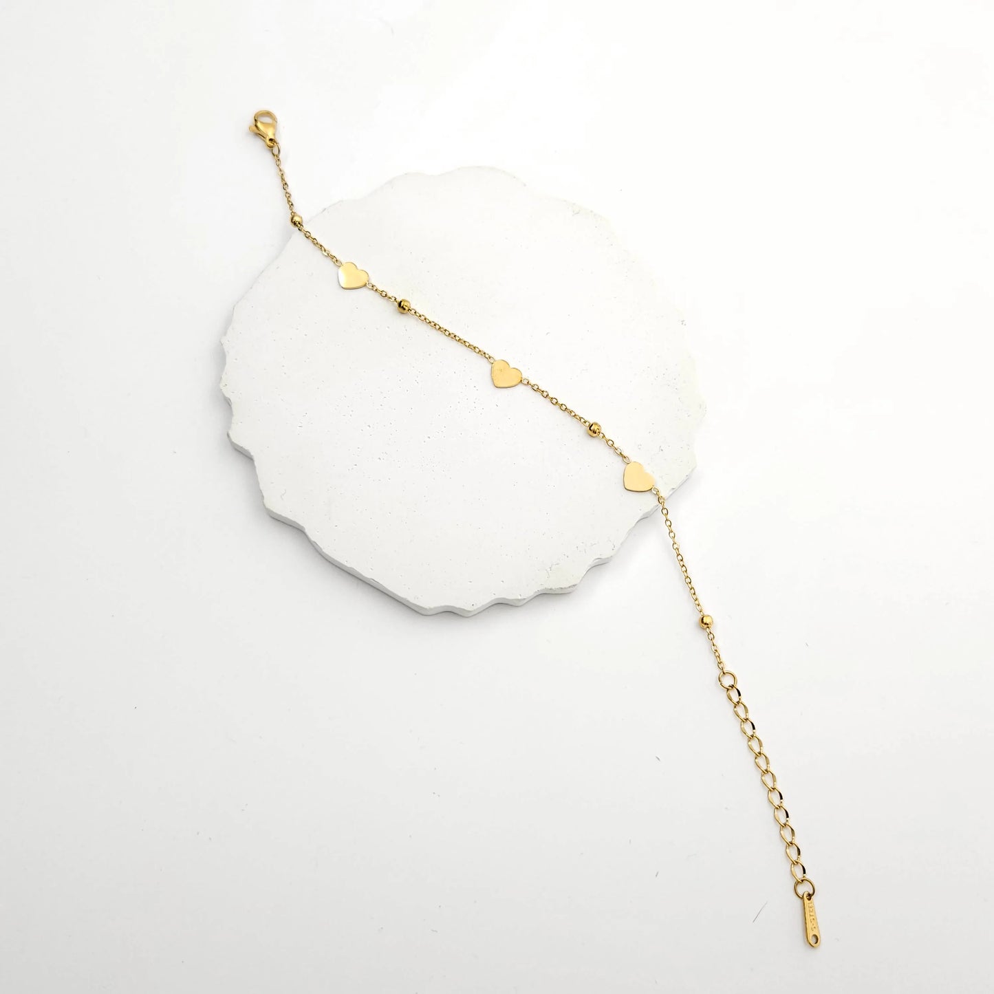 Golden Heart chain bracelet