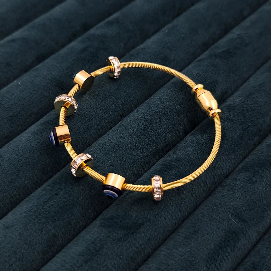 Evil eye baby bangle bracelet (Mini)