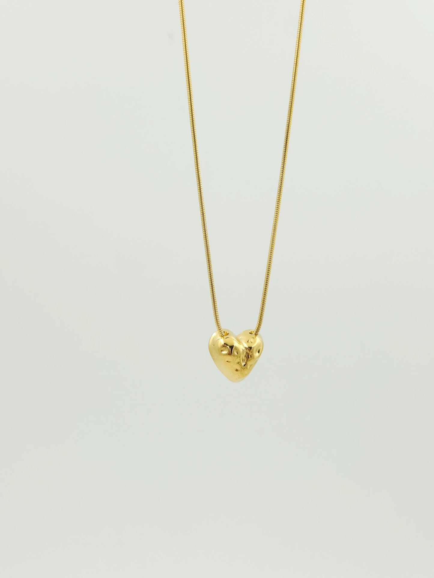 Chunky Heart Necklace - Office Wear