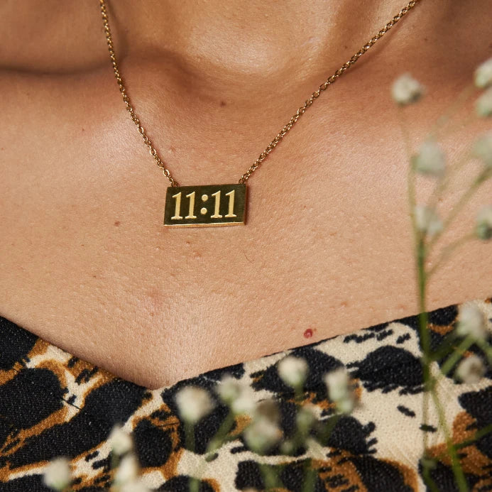 18K GOLD PLATED - ANGEL NUMBER 11 11 WISH NECKLACE