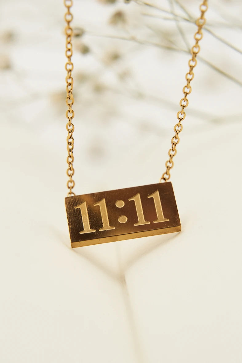 18K GOLD PLATED - ANGEL NUMBER 11 11 WISH NECKLACE