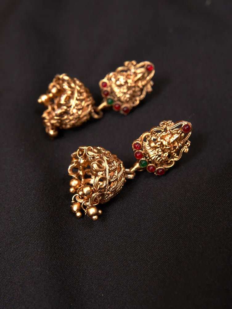 Antique Lakshmi Idol Beads Coin Haaram set