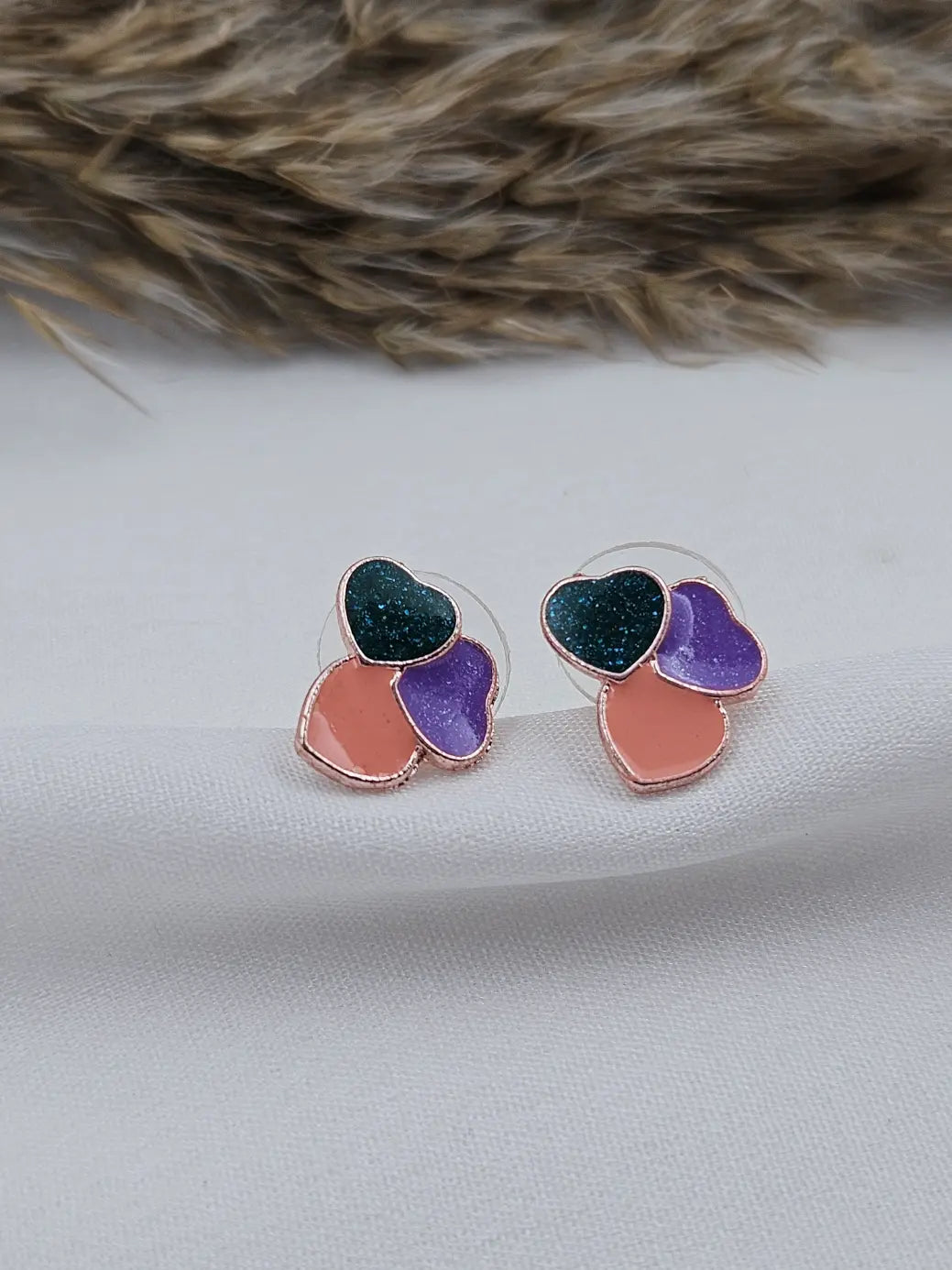 Tri colors Heart Combo 4