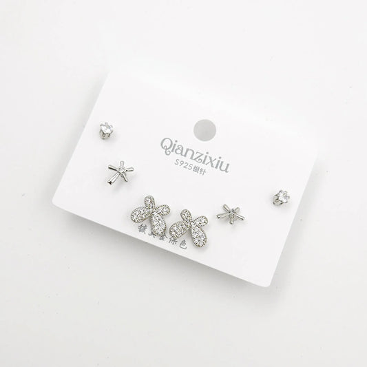 butterfly star - silver combo set