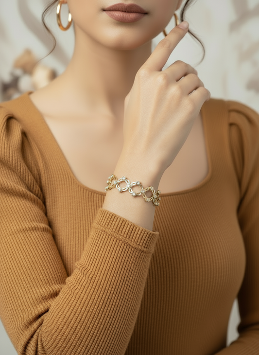 2 in 1 Expandable Ring cum Bracelet