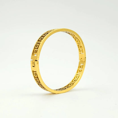Golden Maze kada bangle bracelet
