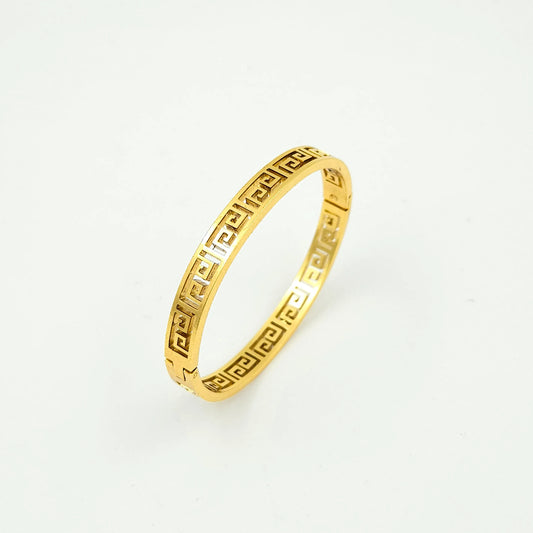 Golden Maze kada bangle bracelet