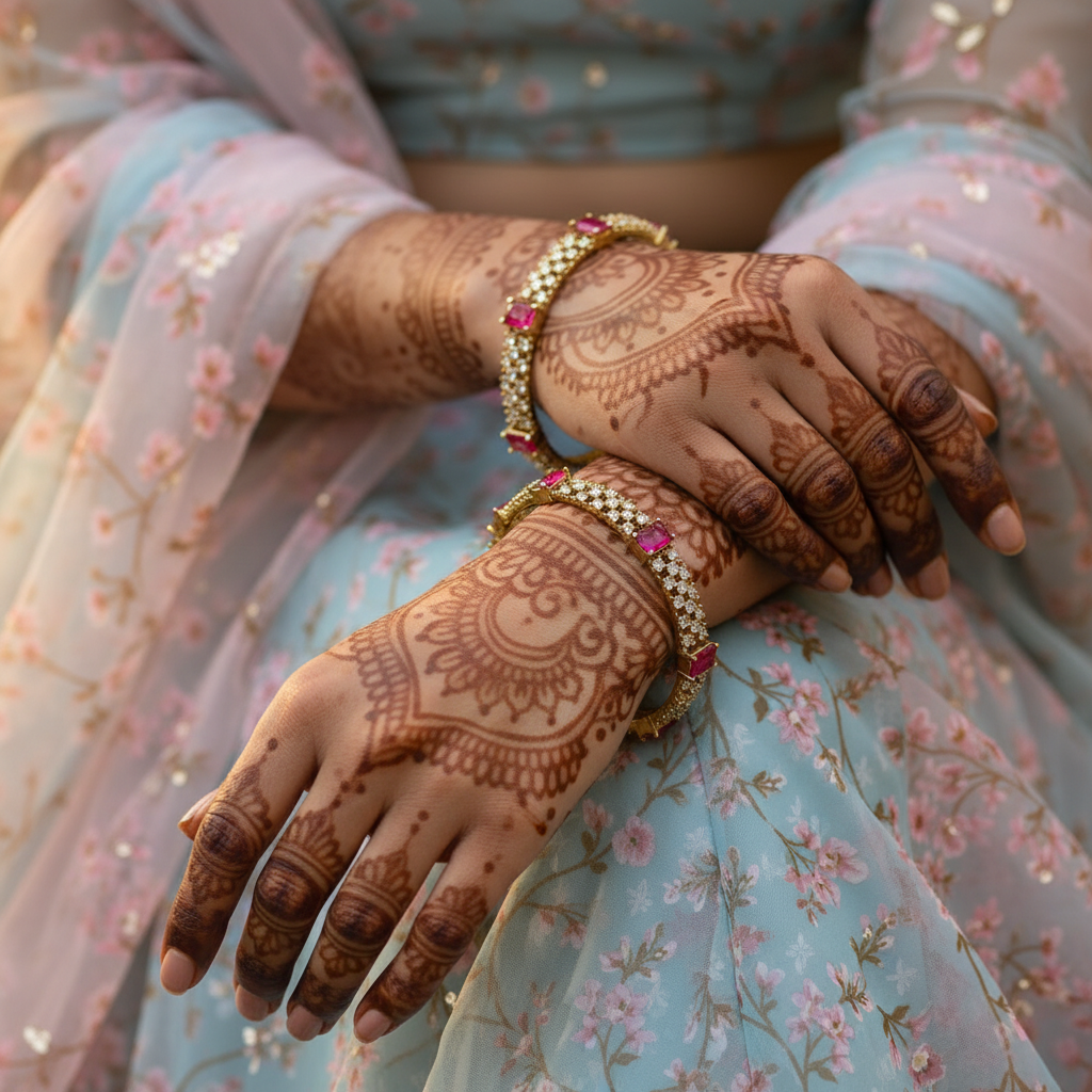 Grand Ruby Red Stone Bangles for Wedding Function