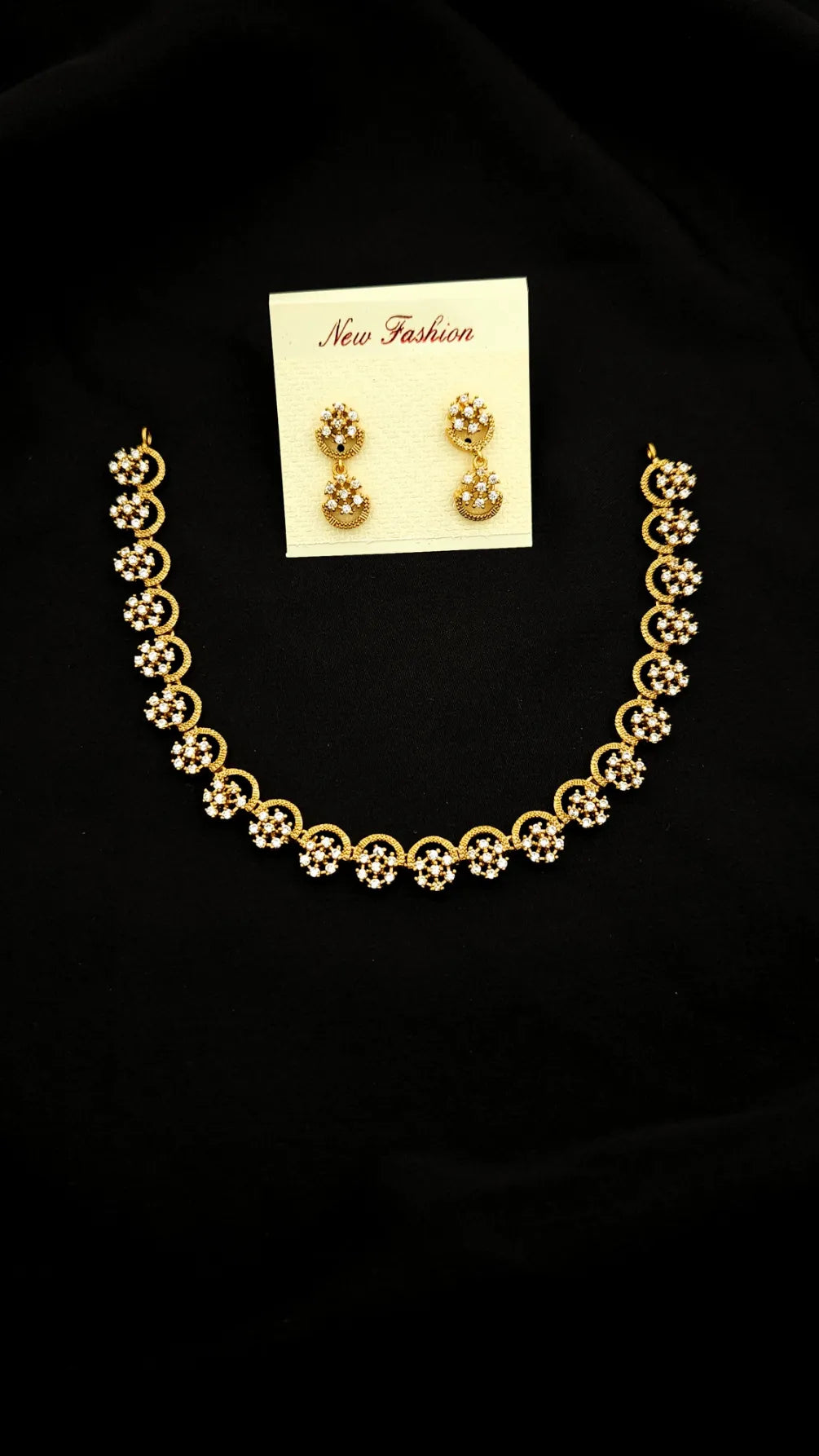 Best Selling 22k Gold Plated Star Necklace with Earrings