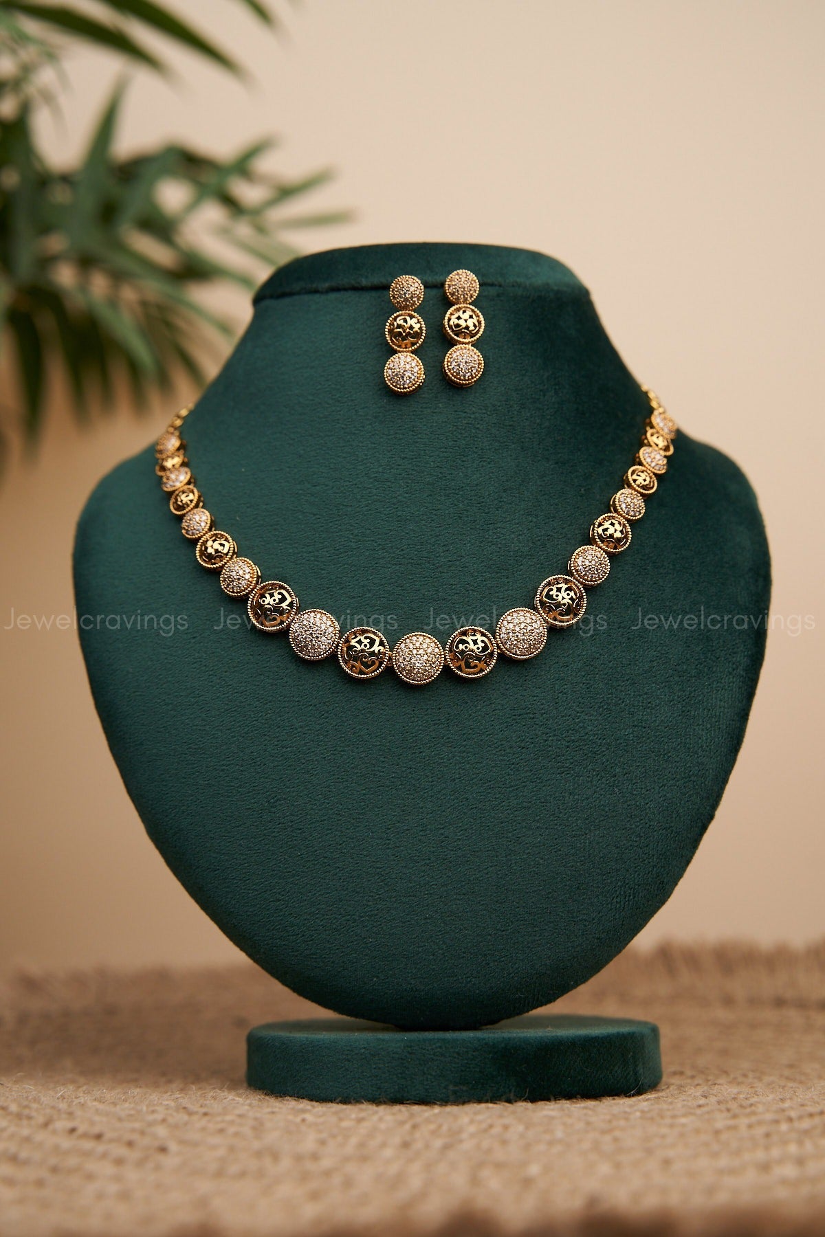 Moon-lite Necklace with Earrings