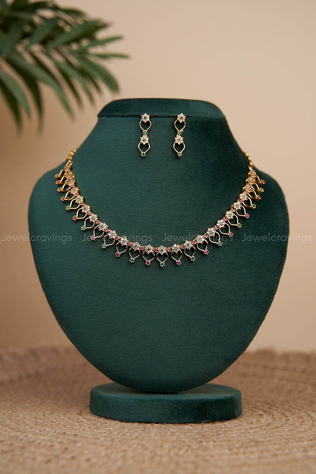 Special CZ Necklace with Earrings