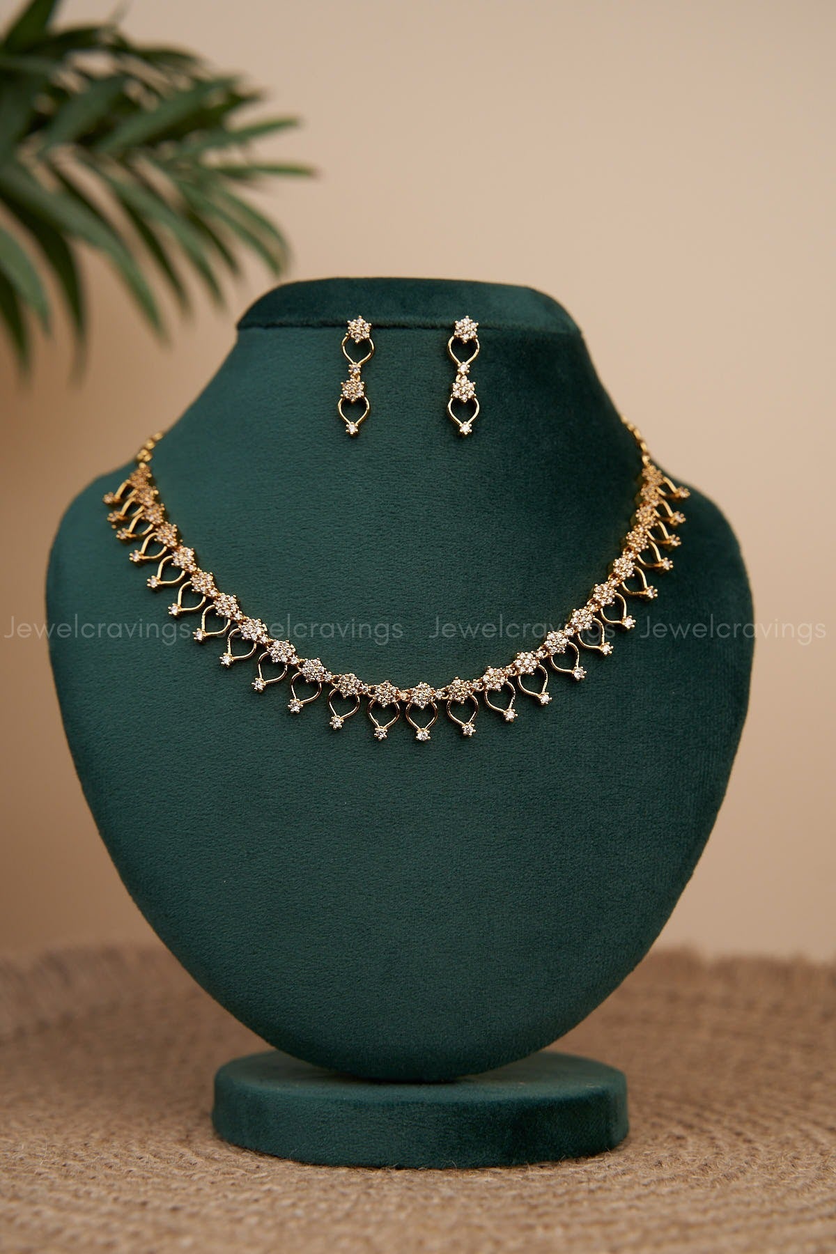 Special CZ Necklace with Earrings