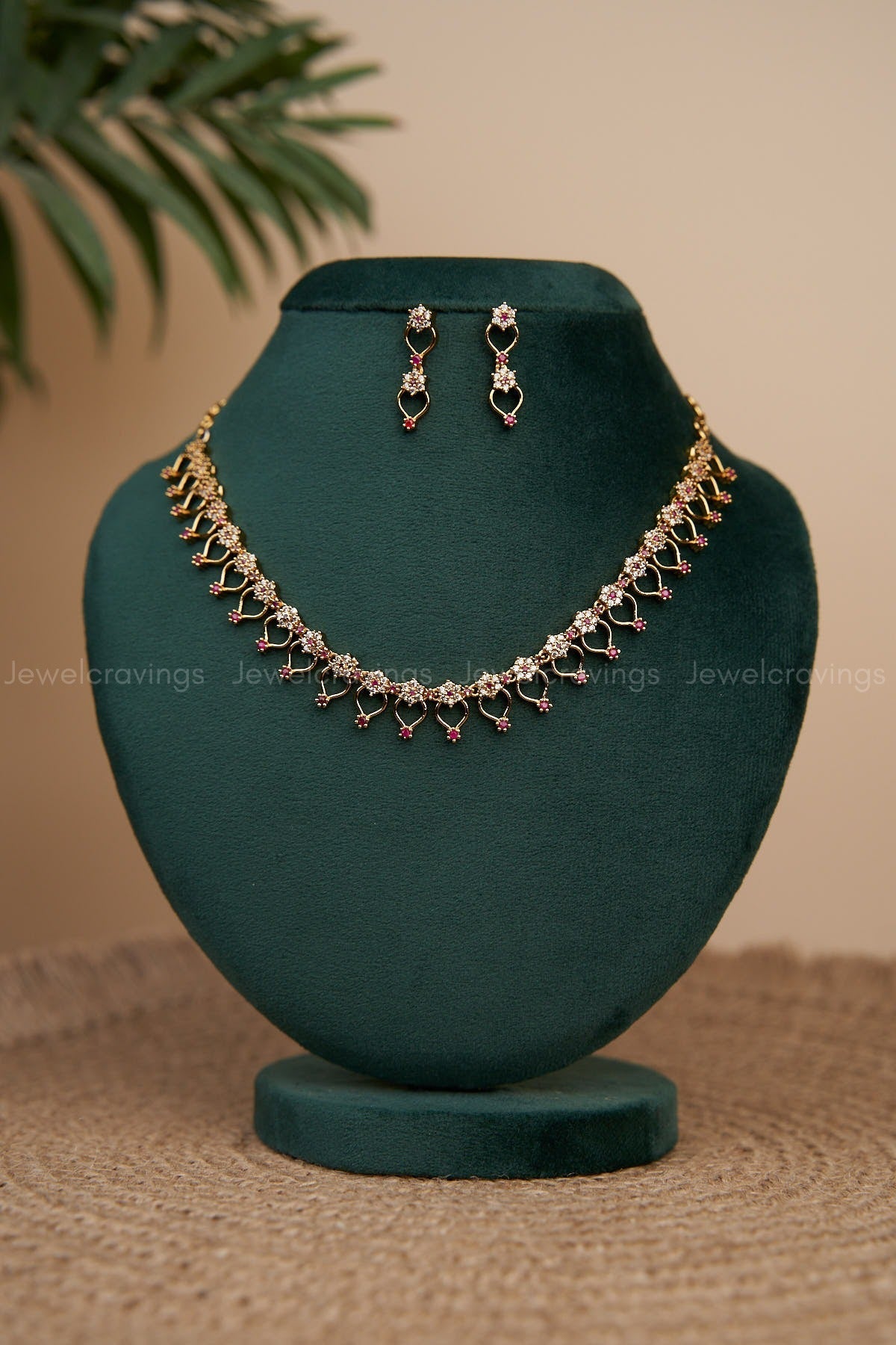 Special CZ Necklace with Earrings