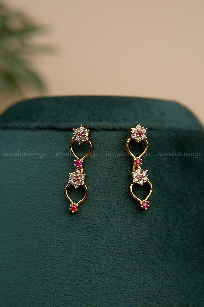 Special CZ Necklace with Earrings