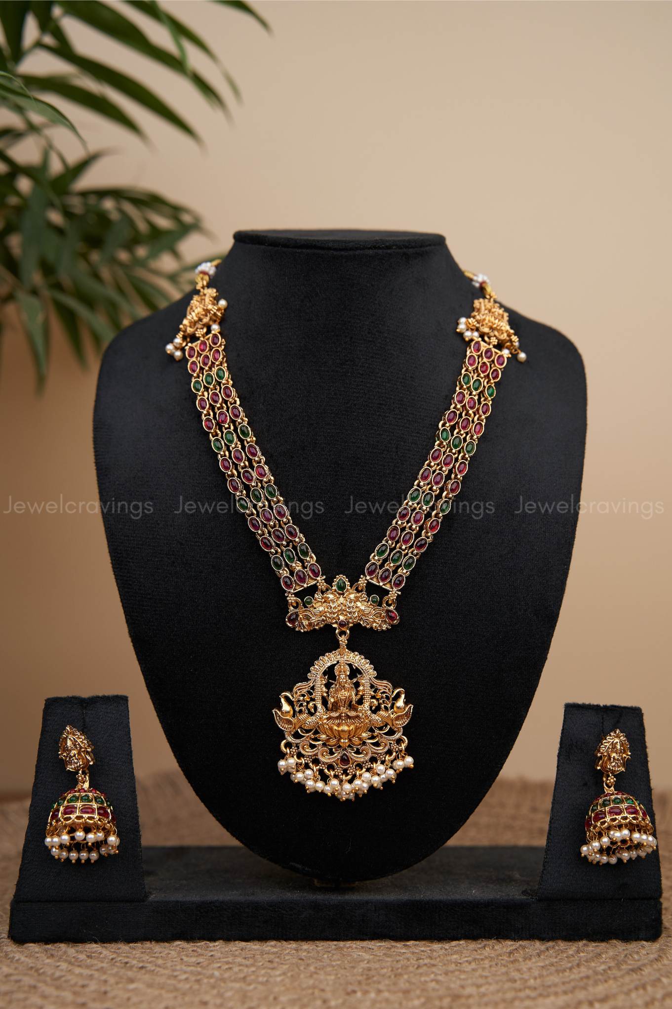 Mahalakshmi Necklace with Earrings