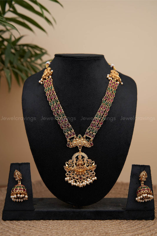 Mahalakshmi Necklace with Earrings