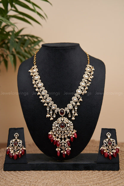 Kundan Jewellery Necklace with Earrings