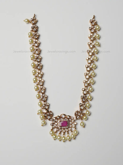 Pearl Overload Antique Necklace with Earrings