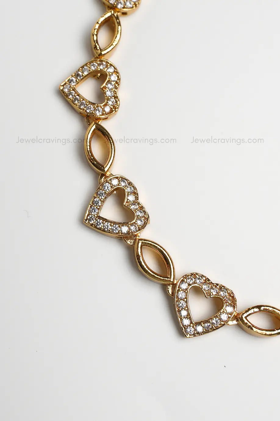 Heart of Gold Necklace with Earrings