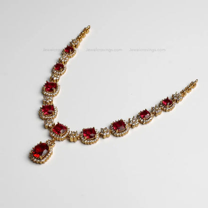 Elena Necklace with Earrings