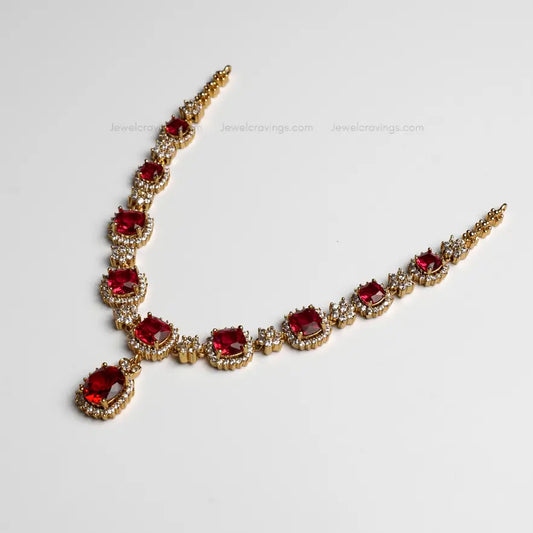 Elena Necklace with Earrings