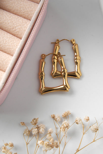 Square bamboo hoops